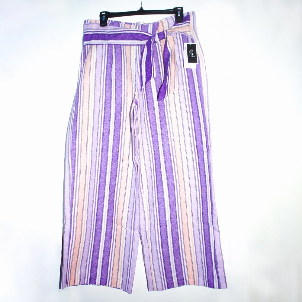 ECI New York Women's Cropped Pants Size 10 NWT